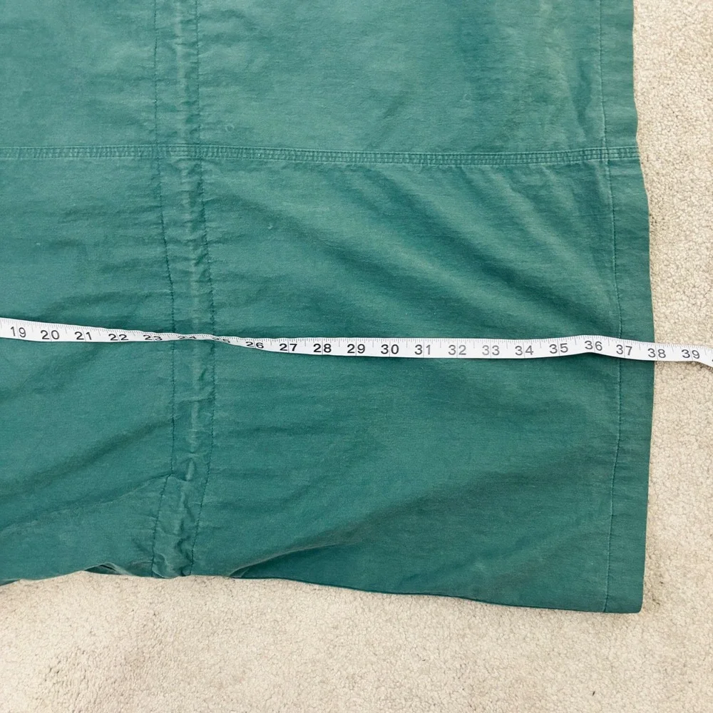 LL Bean Vintage Mens XL Tall Green Field Parka Hooded Jacket Cotton Nylon
